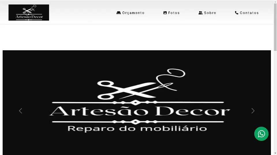 Tela do projeto Artesão Decor